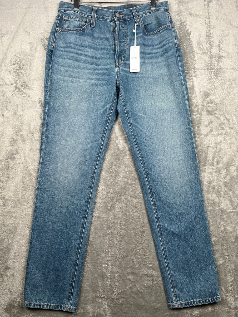 NEW Outerknown 27, 4 Generation Slim Straight Jeans Fly Button USA